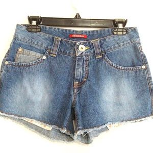 Unionbay Distressed Jean Shorts / showed pockets